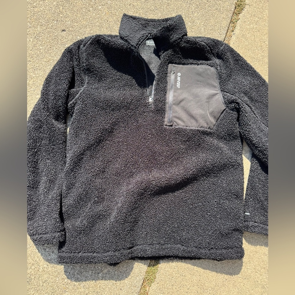 HiTec Men's Charcoal Zip-Up Sweater
